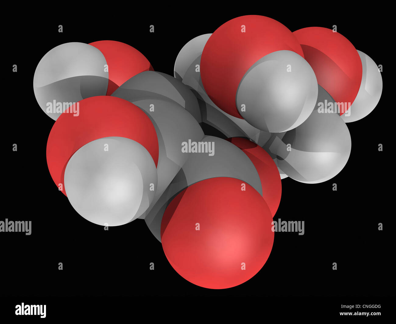 Vitamin C (ascorbic acid) molecule Stock Photo Alamy
