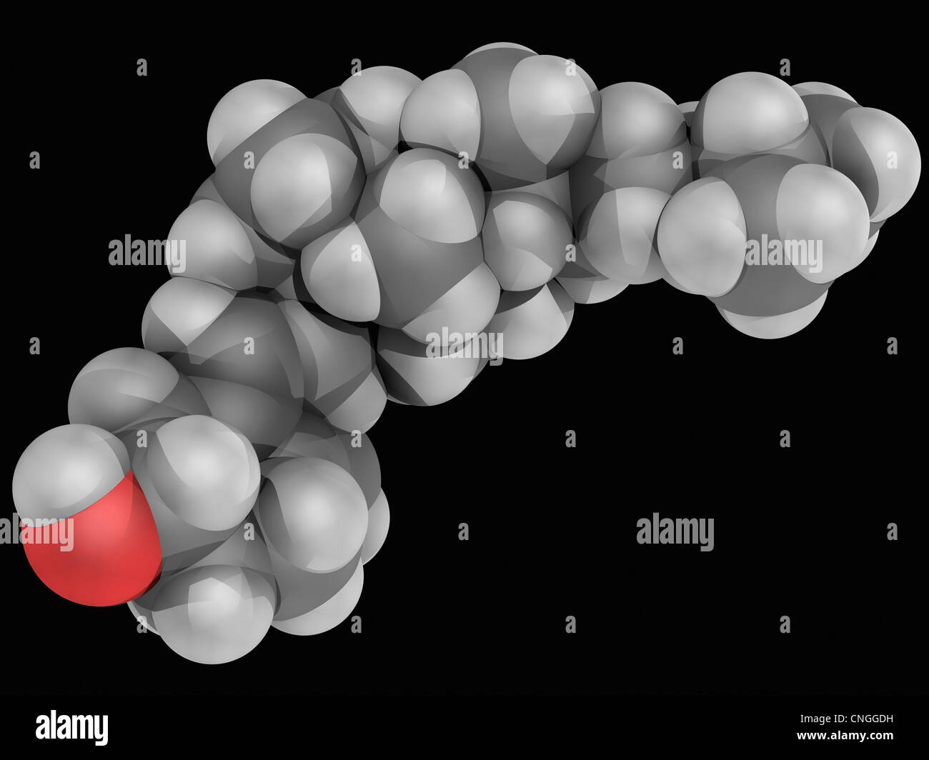 Vitamin D molecule Stock Photo