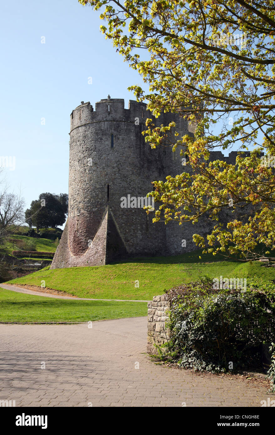 Chepstow Castle - The oldest stone fortification in Britain stands on ...