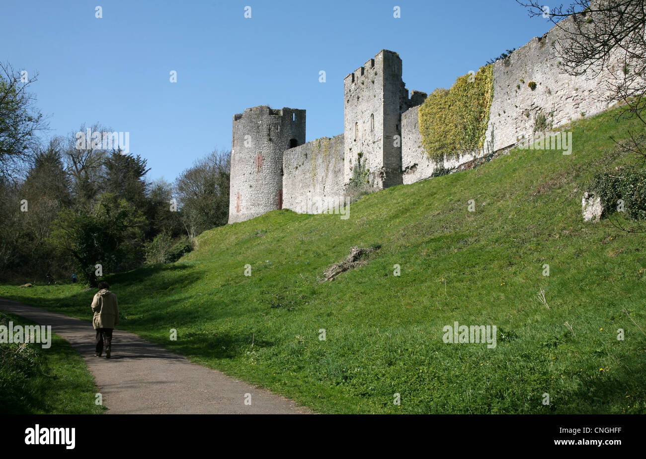 Chepstow Castle - The oldest stone fortification in Britain stands on ...