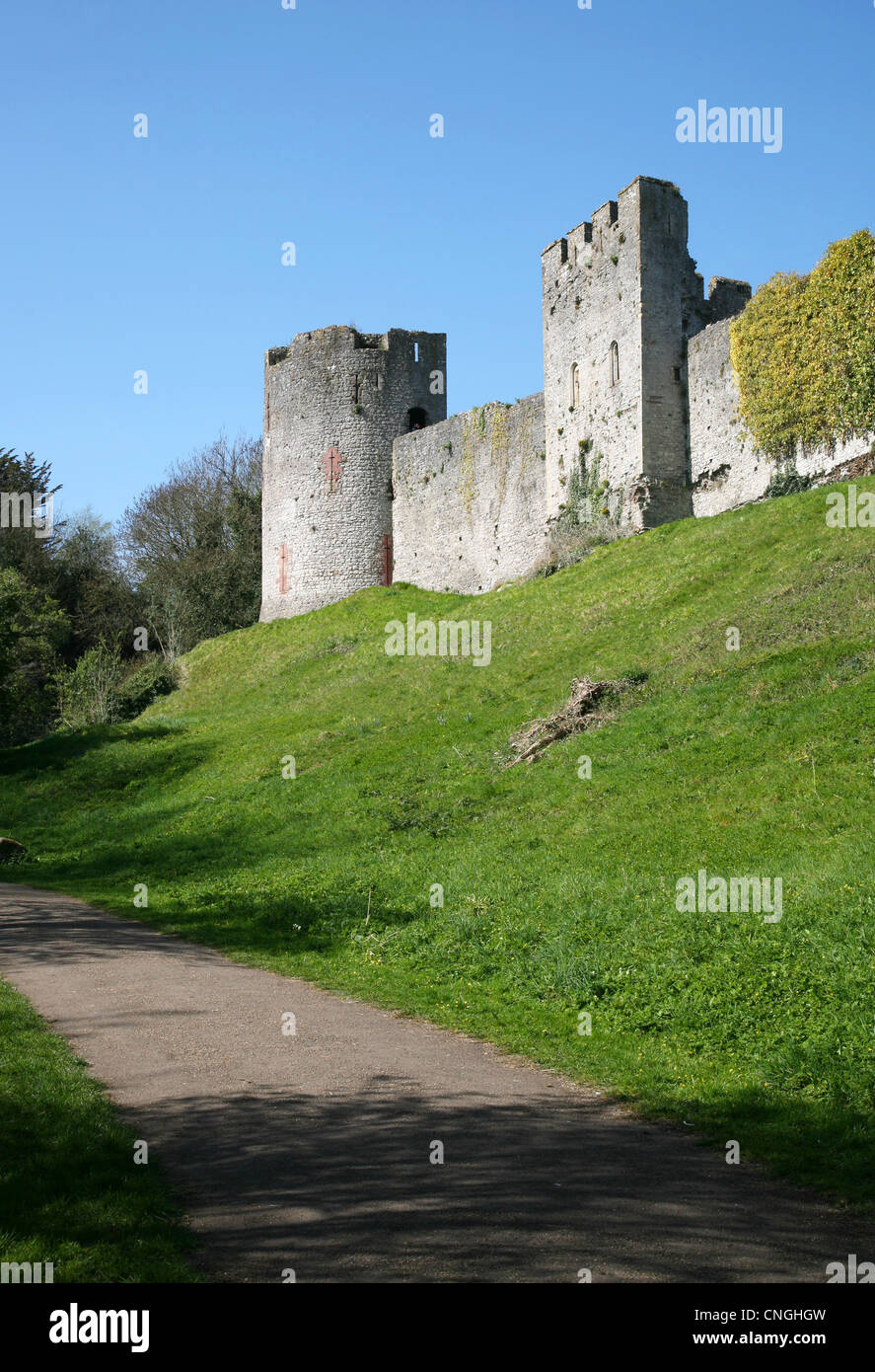 Chepstow Castle - The oldest stone fortification in Britain stands on ...