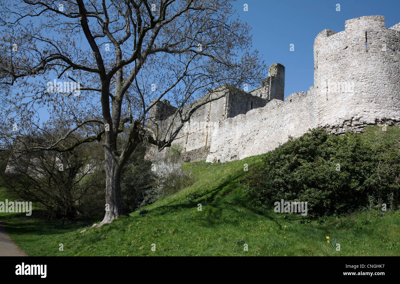 Chepstow Castle - The oldest stone fortification in Britain stands on ...