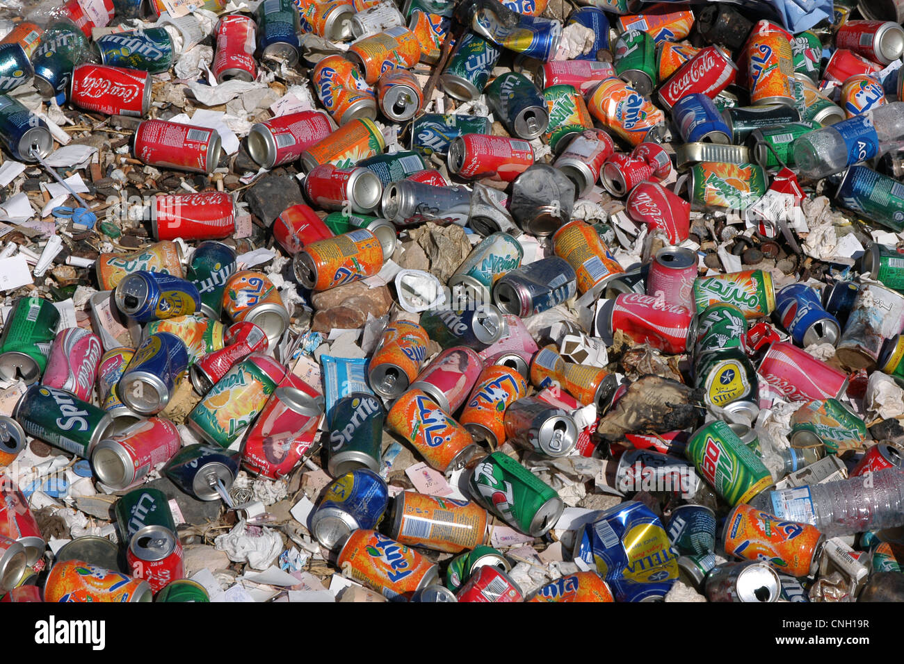 Rubbish heaps in Luxor, Egypt Stock Photo Alamy