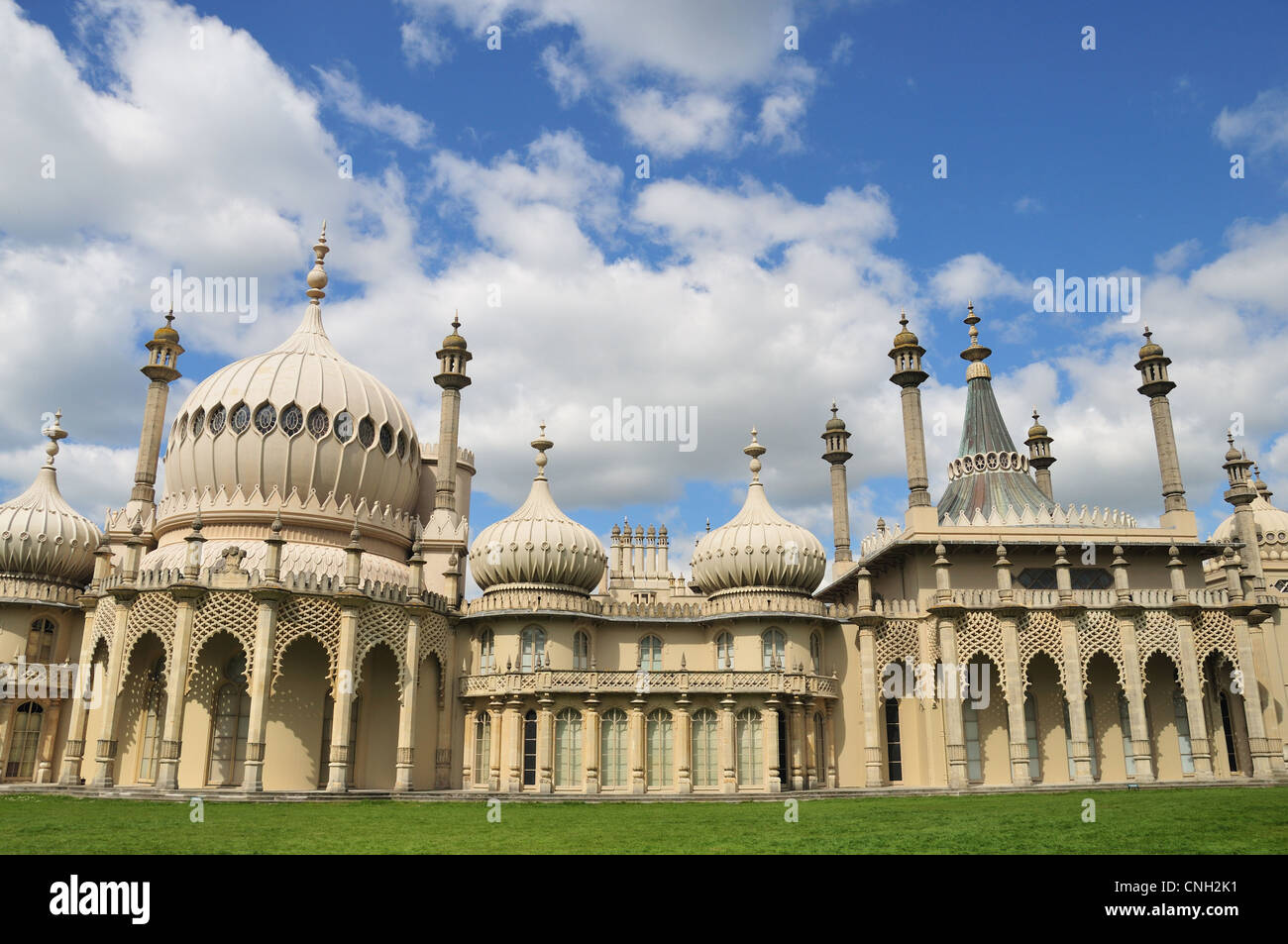 Brighton Royal Pavilion on a sunny day, Brighton, East Sussex, England, Great Britain Stock Photo
