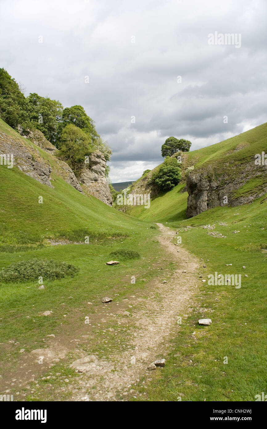 Cavedale above Castleton in the Peak District,Derbyshire Stock Photo