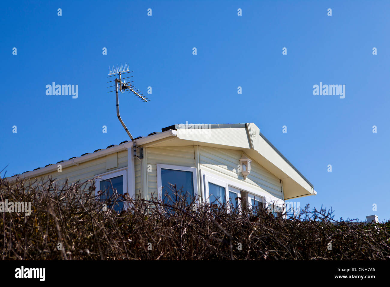 Holiday homes, MilfordOnSea, Dorset Stock Photo Alamy