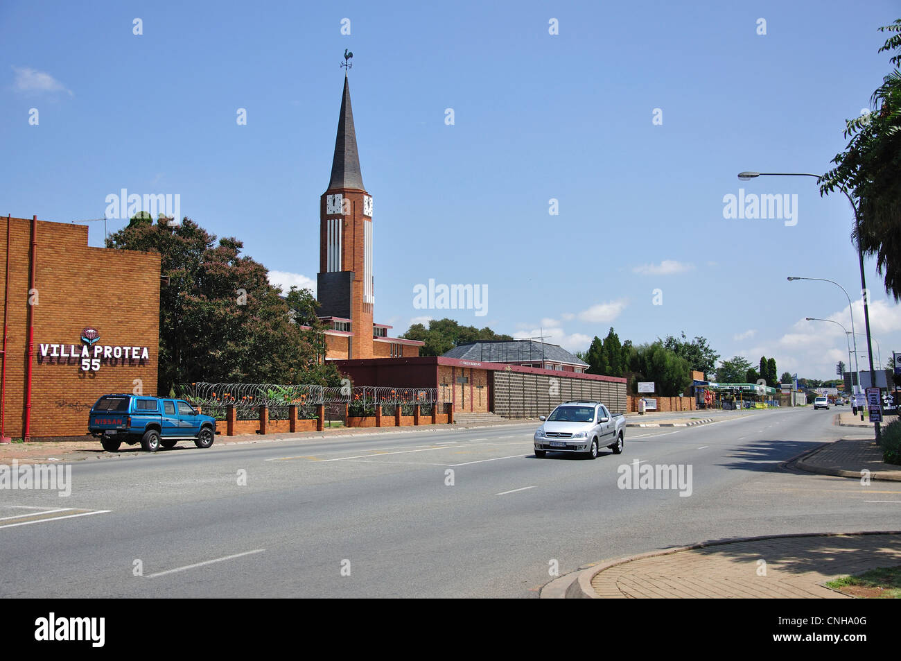 NG Boksburg Wes Church, Rietfontein Road, Boksburg, Gauteng Province, Republic of South Africa Stock Photo