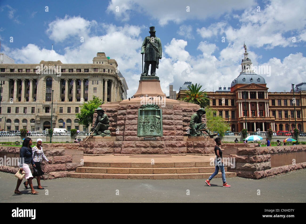 Paul Kruger Statue, Church Square (Kerkplein), Pretoria, Gauteng Stock Photo 47712111 Alamy