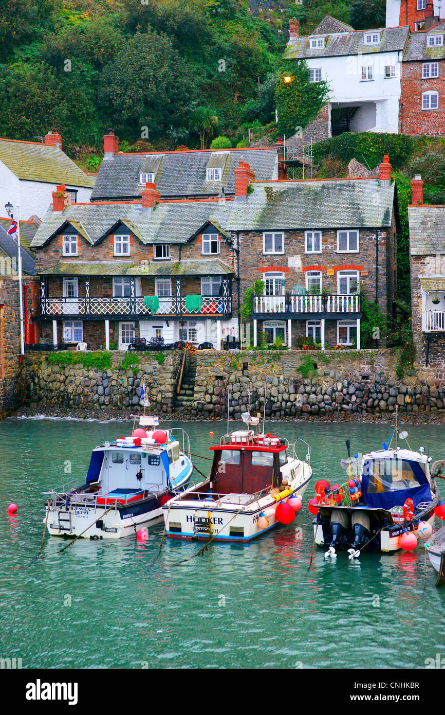 The beautiful North Devon town of Clovelly Stock Photo