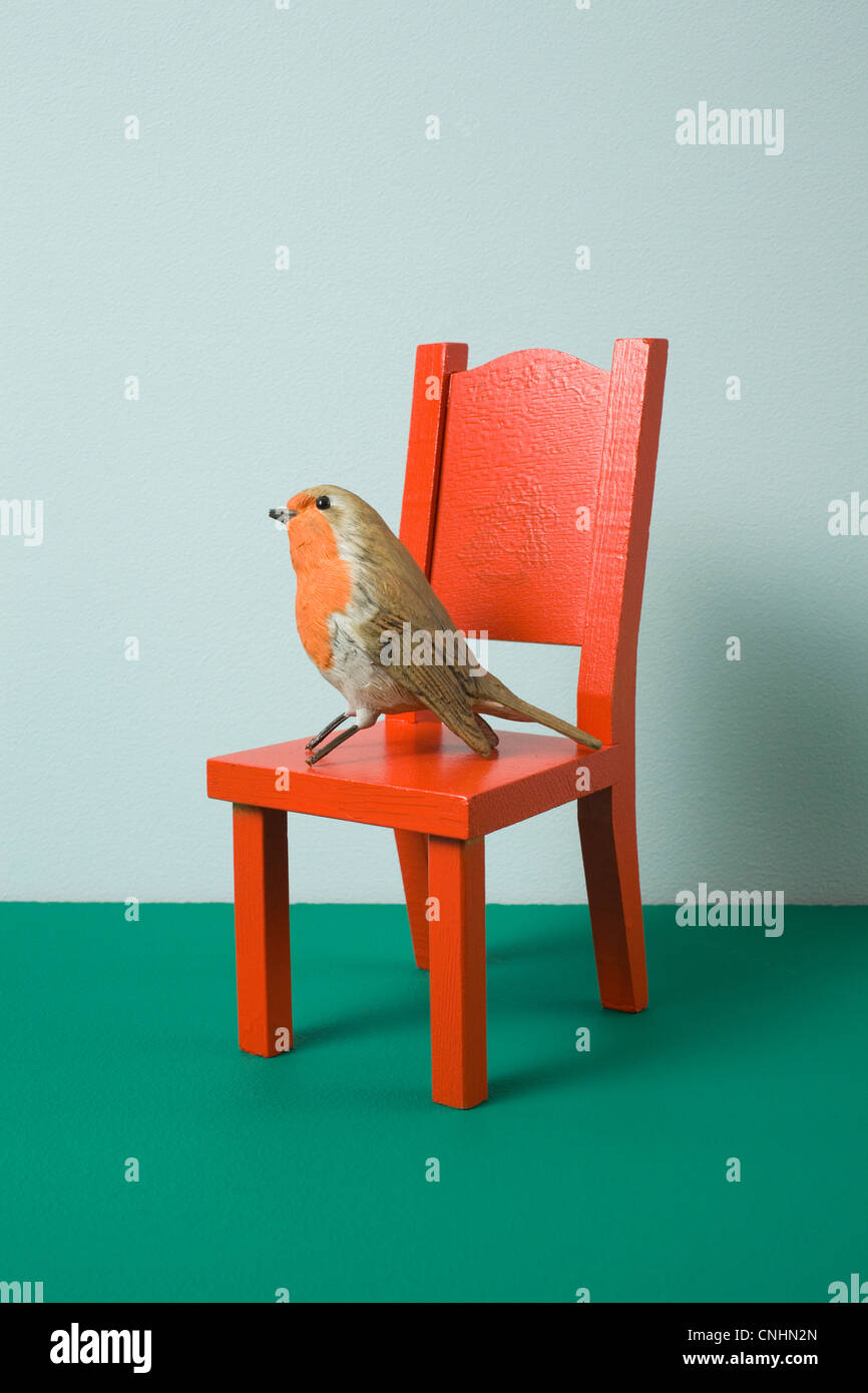 Bird sitting on chair hi-res stock photography and images - Alamy