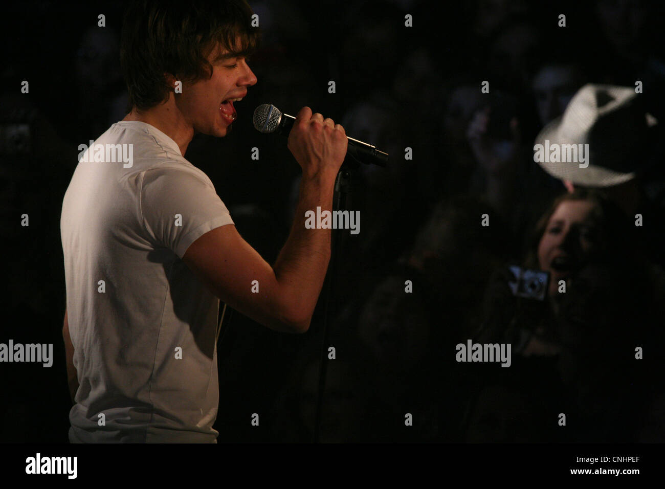 Norwegian singer and violinist alexander rybak hires stock photography