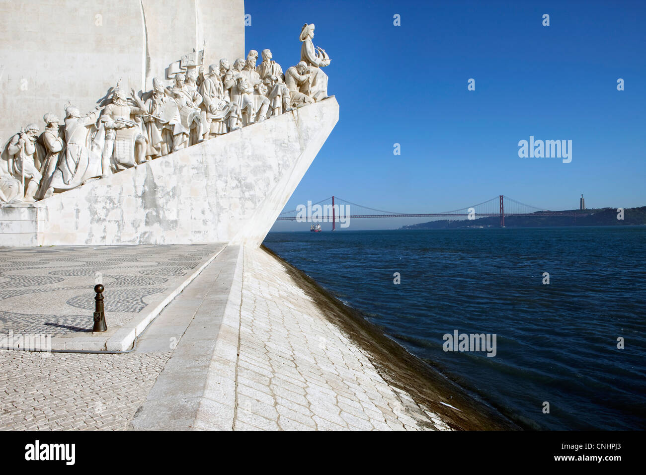 Monument to the discoveries (Padrao dos Descobrimentos) Lisbon, Portugal Stock Photo