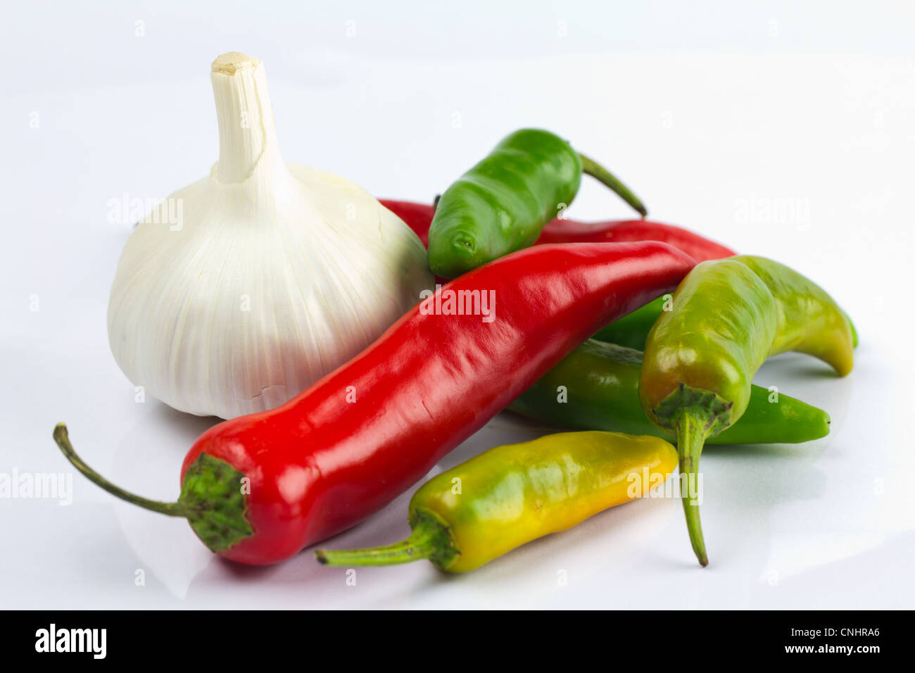 Chilli and Garlic Stock Photo