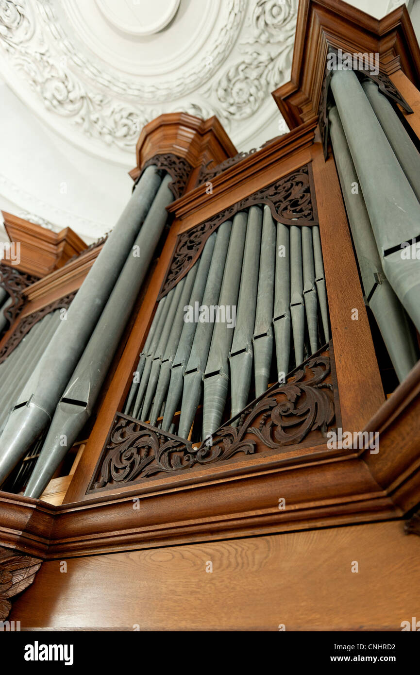 church organ Stock Photo
