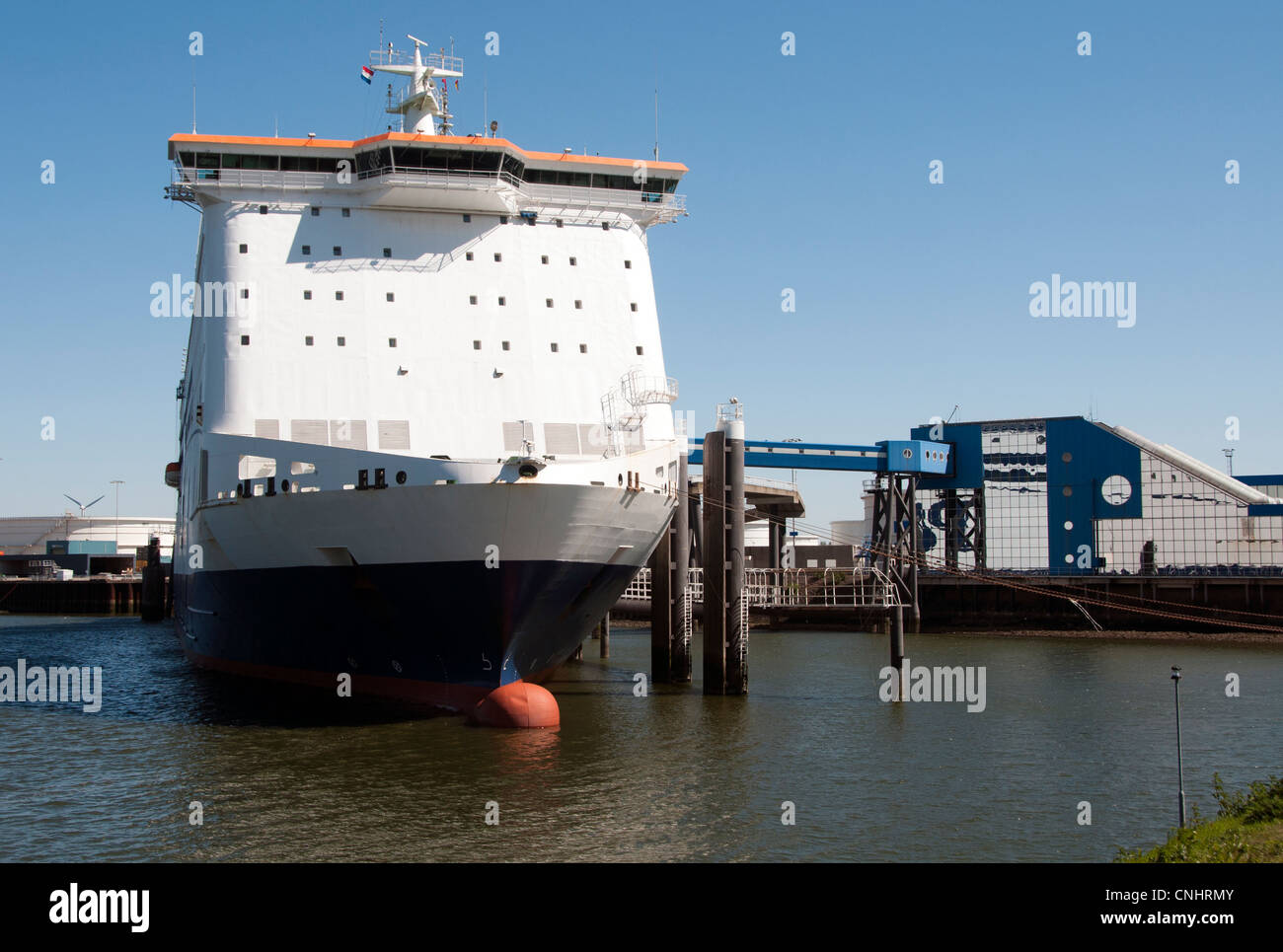 cruise ship and terminal in Holland Stock Photo Alamy