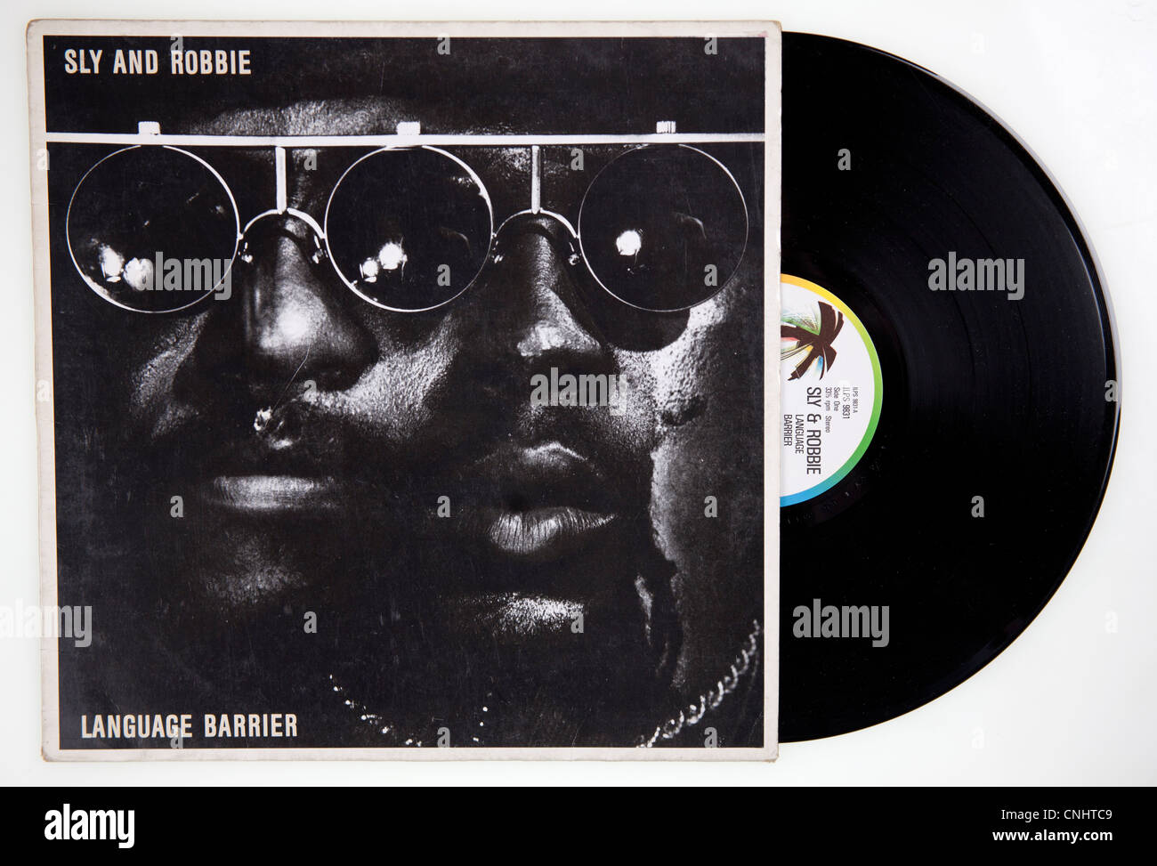 Cover of vinyl album ' Language Barrier' by Sly and Robbie released 1973 on  Trojan Records Stock Photo - Alamy