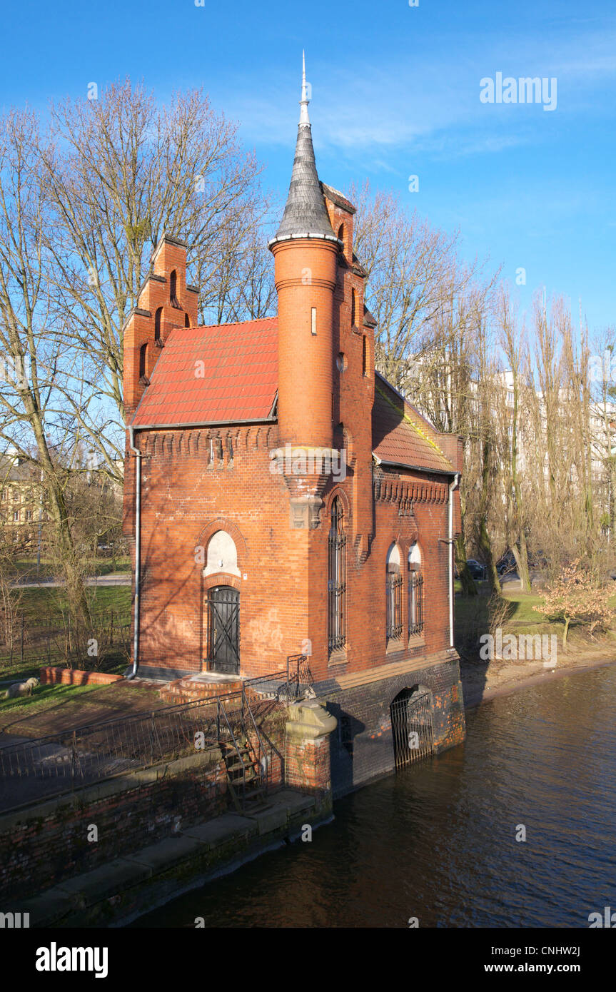 Home of Baron Munchausen in Kaliningrad. Russia Stock Photo
