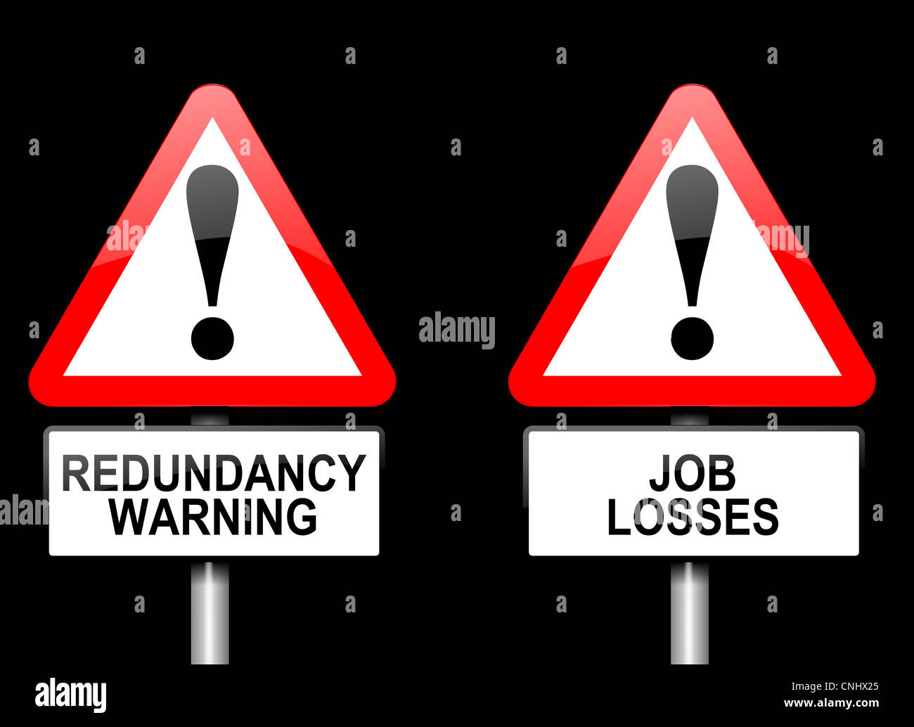Redundancy concept signs Stock Photo - Alamy