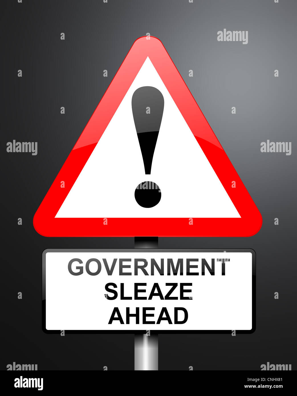 Government sleaze. Stock Photo