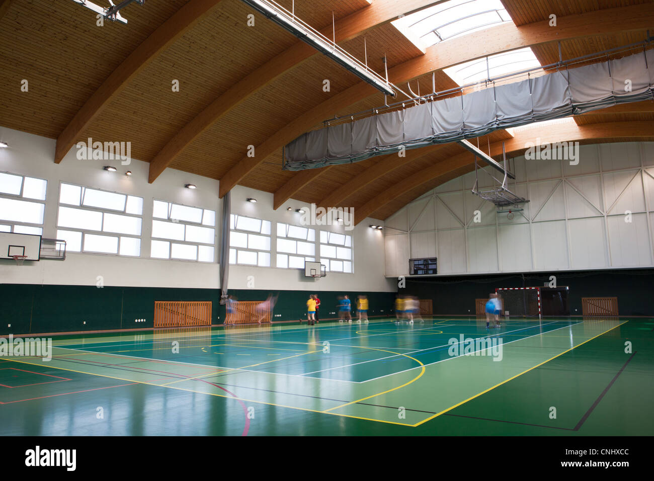 interior of a modern multifunctional gymnasium Stock Photo