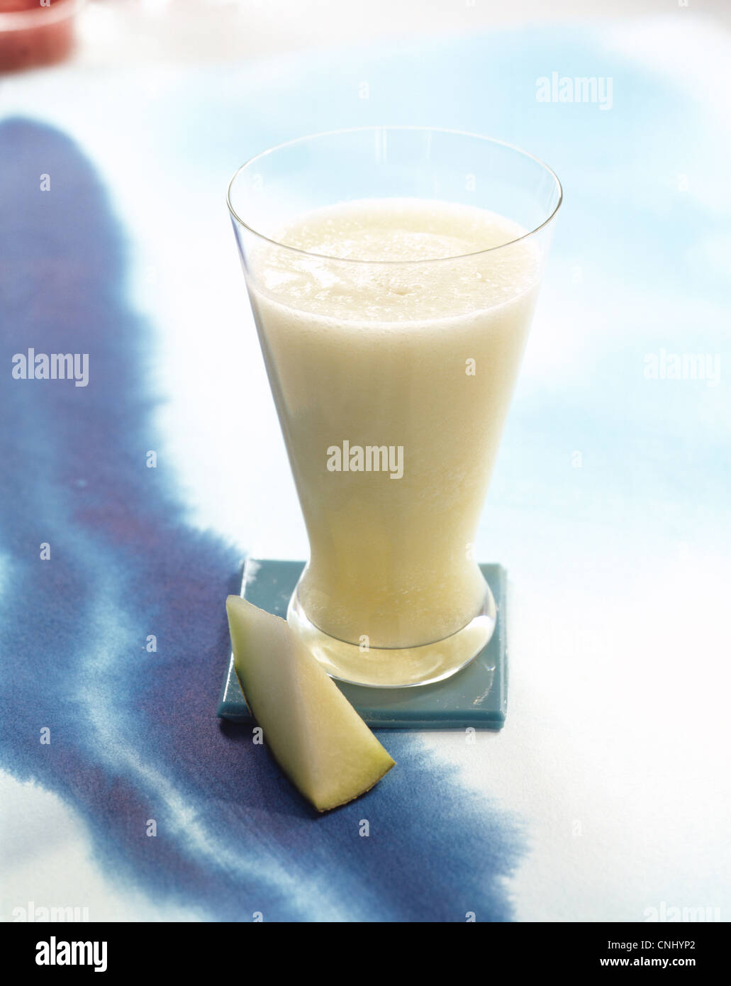 Melon milk drink Stock Photo Alamy