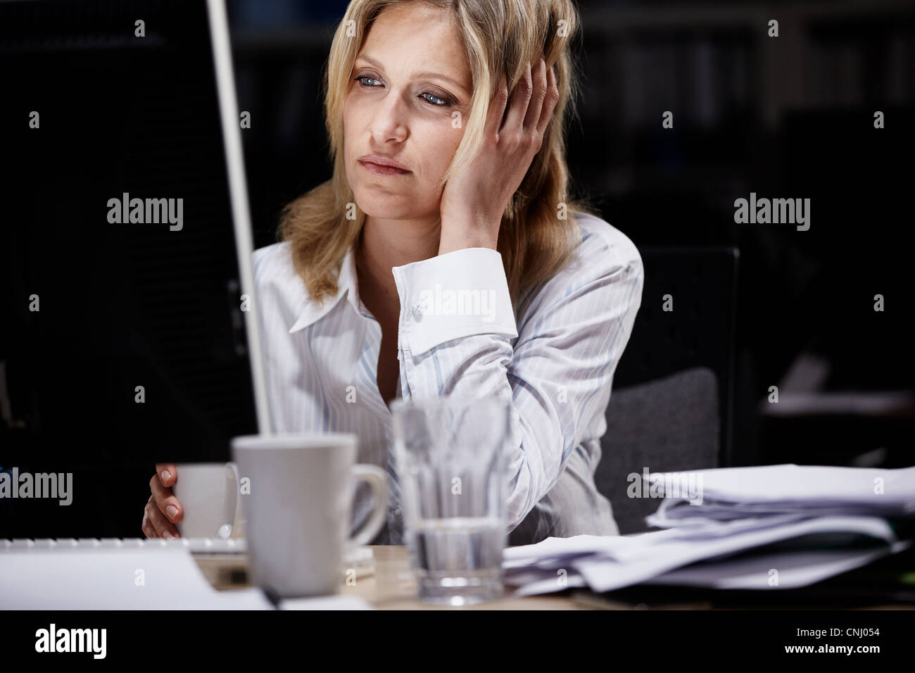 Working the late shift hi-res stock photography and images - Alamy