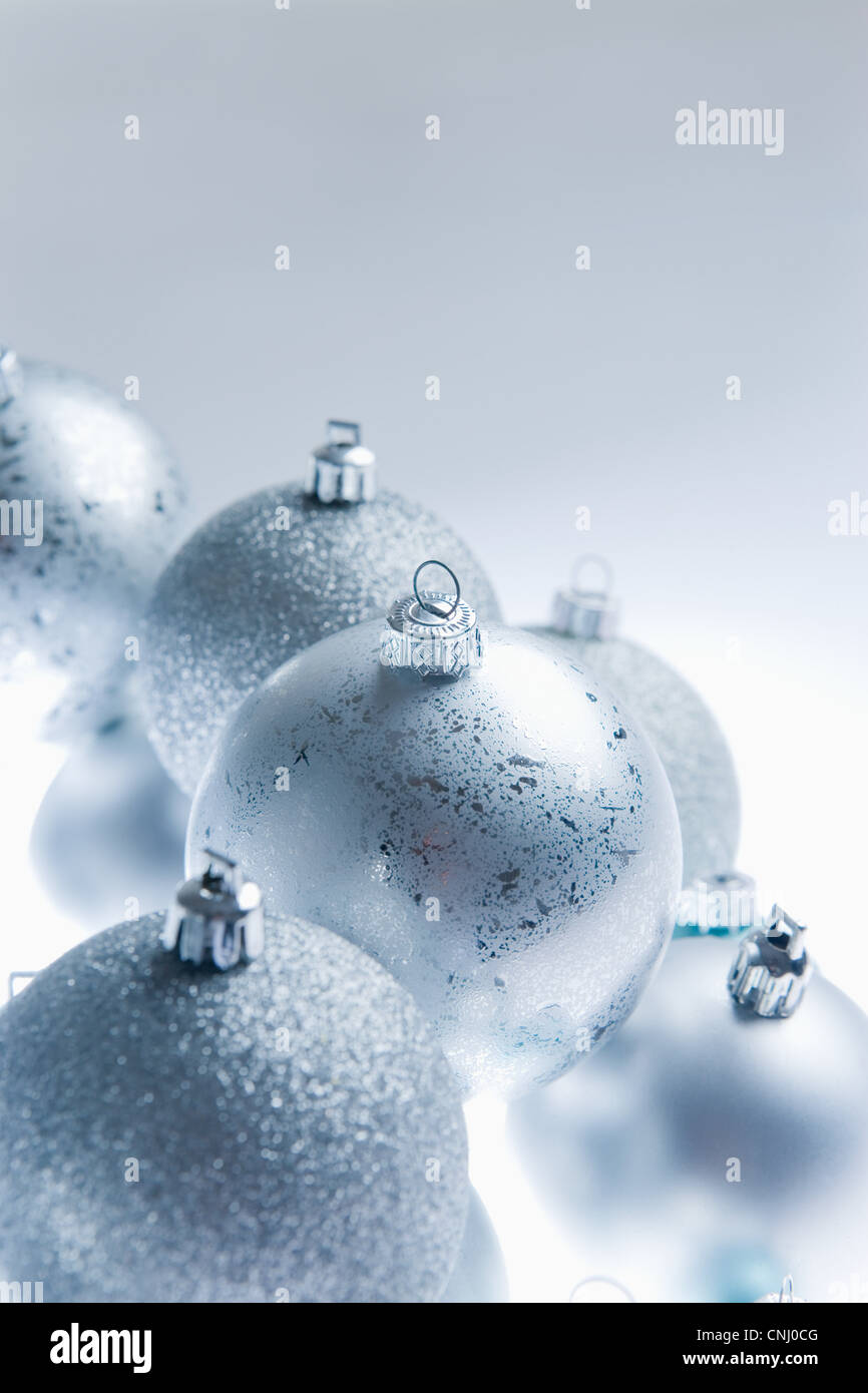 Glitter baubles christmas cutout hi-res stock photography and images ...