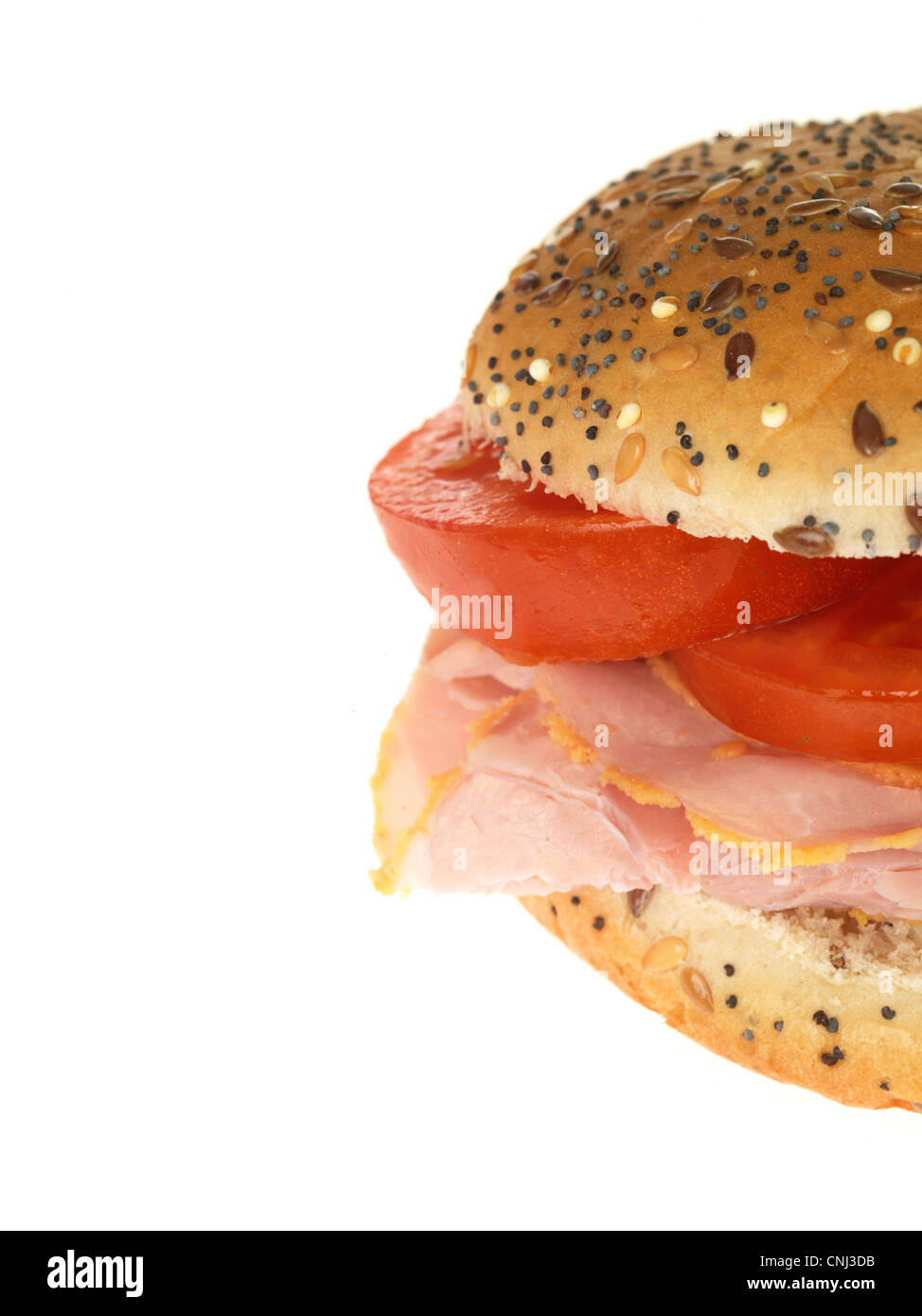 Ham sandwich brown bread hires stock photography and images Alamy