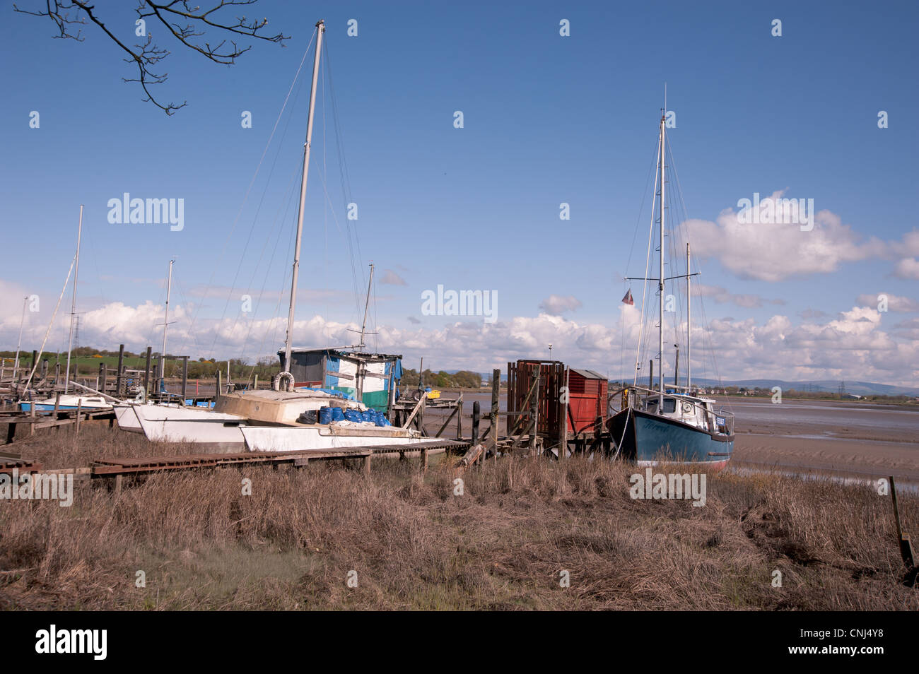 Skippool Creek Lancashire, England Stock Photo - Alamy