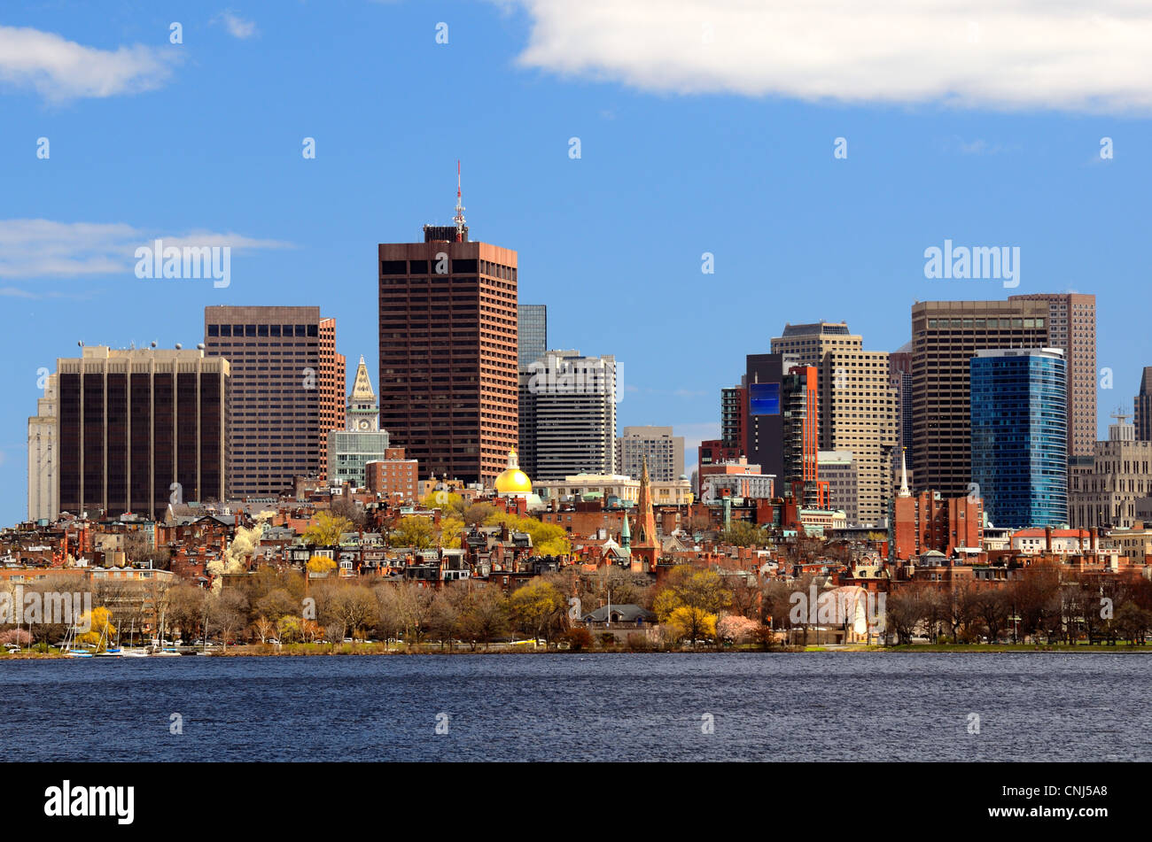 Financial District of Boston, Massachusetts Stock Photo