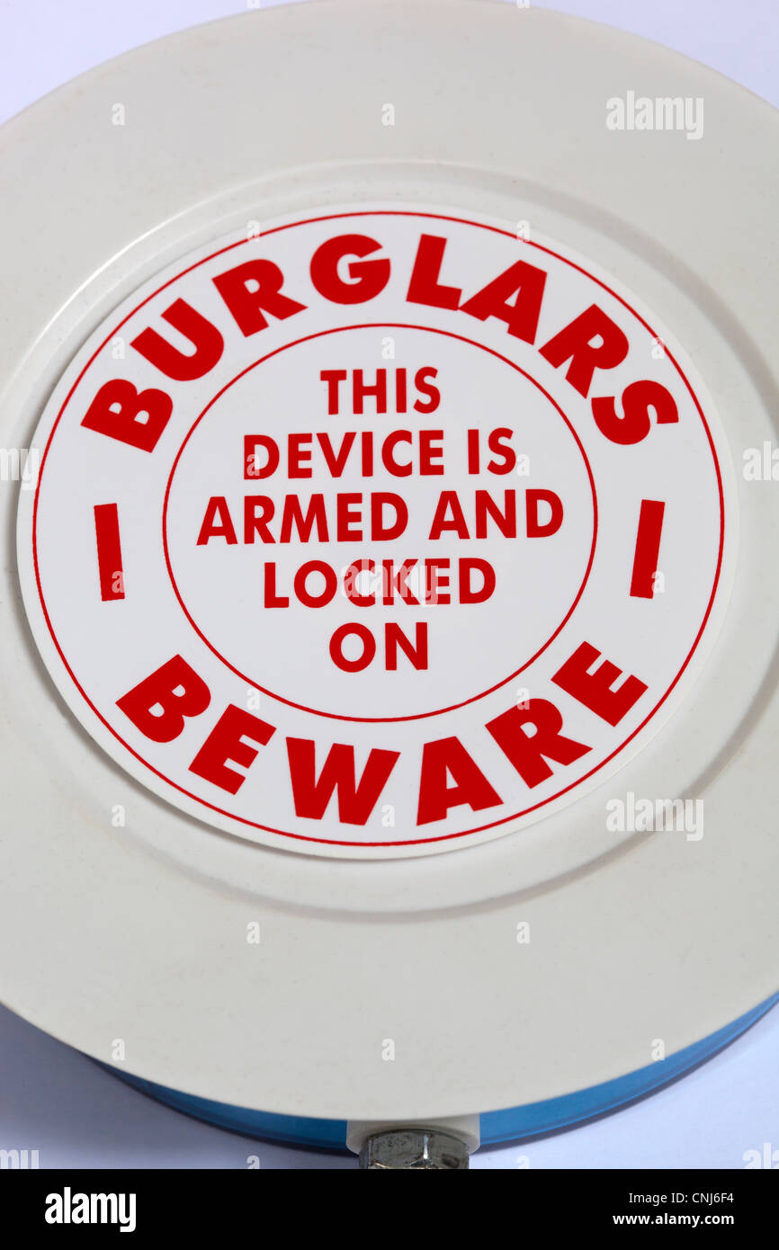 Burglar Alarm Device Stock Photo Alamy