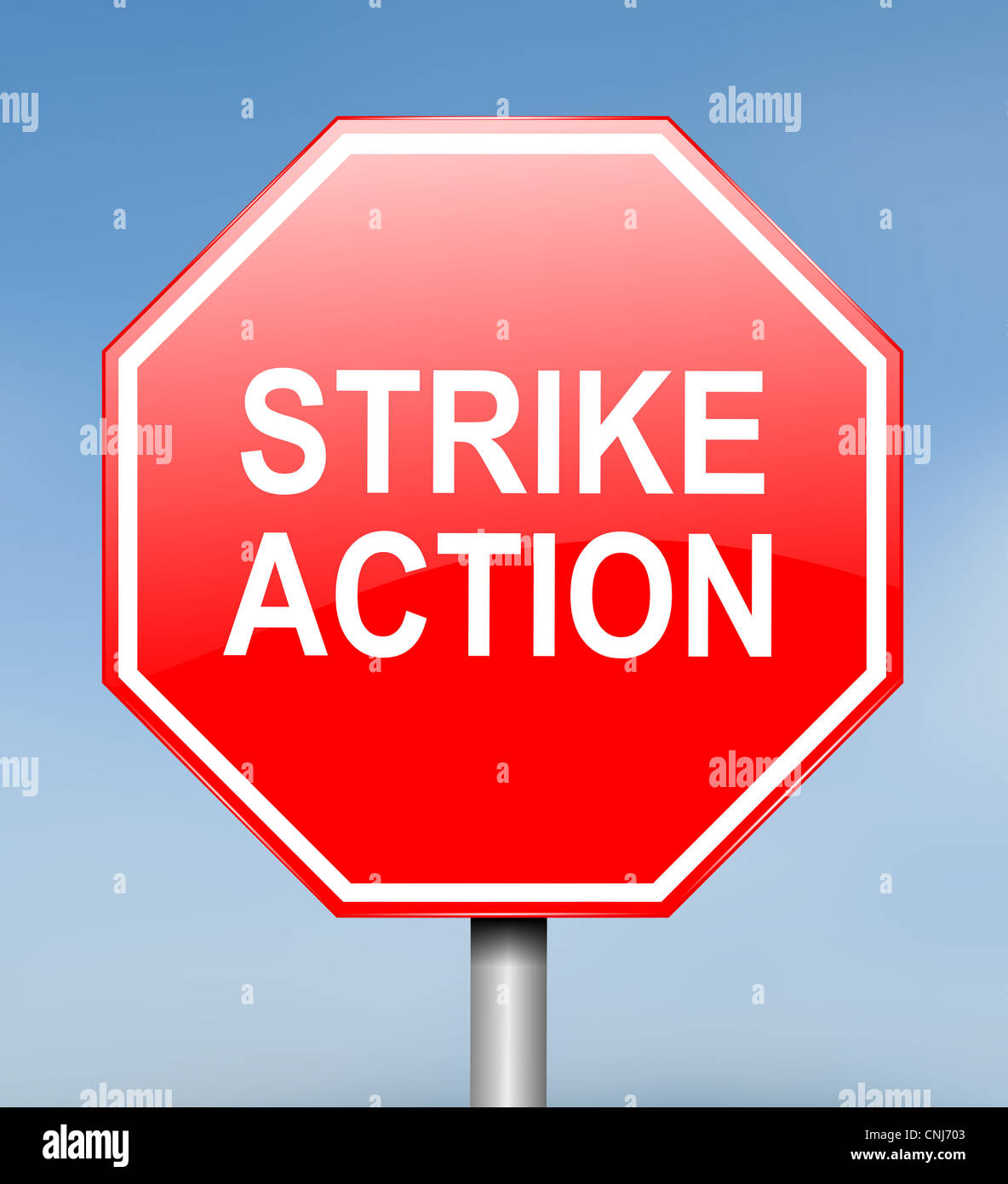 Strike. Stock Photo