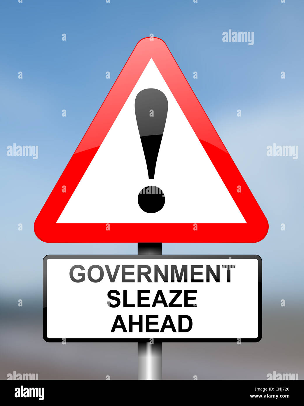 Government sleaze. Stock Photo