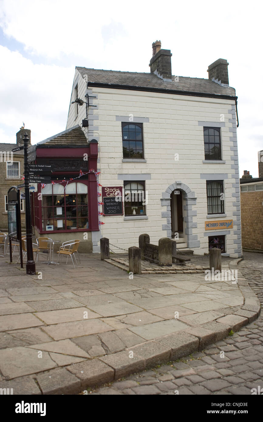 Stocks Cafe in Chapel en le Frith Derbyshire Stock Photo Alamy
