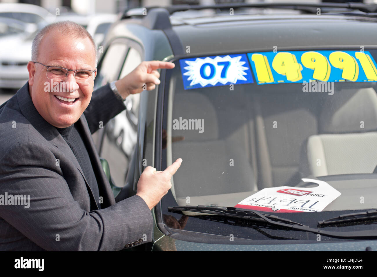 Used car salesman hires stock photography and images Alamy