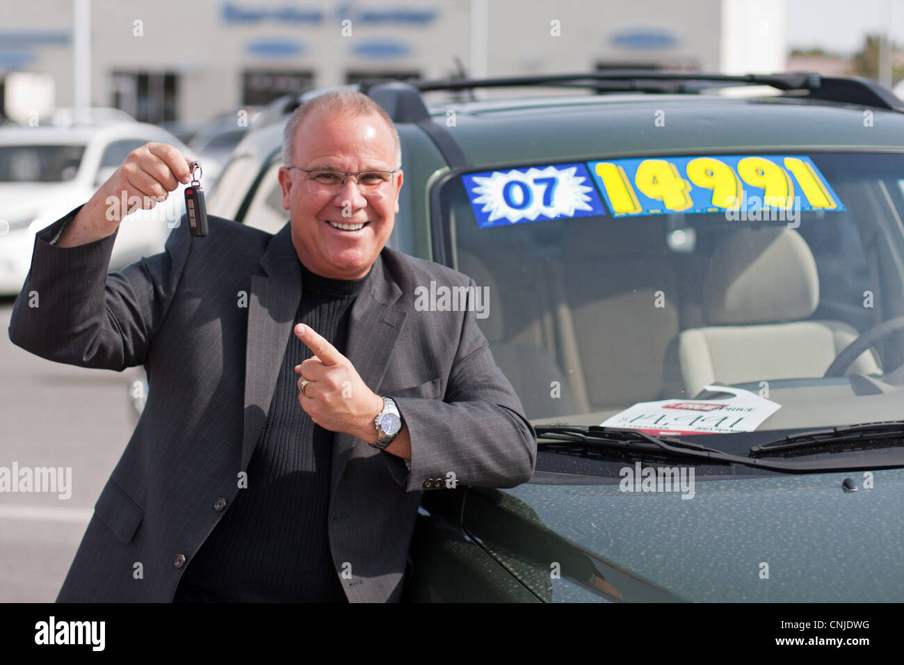 Used car salesman hires stock photography and images Alamy