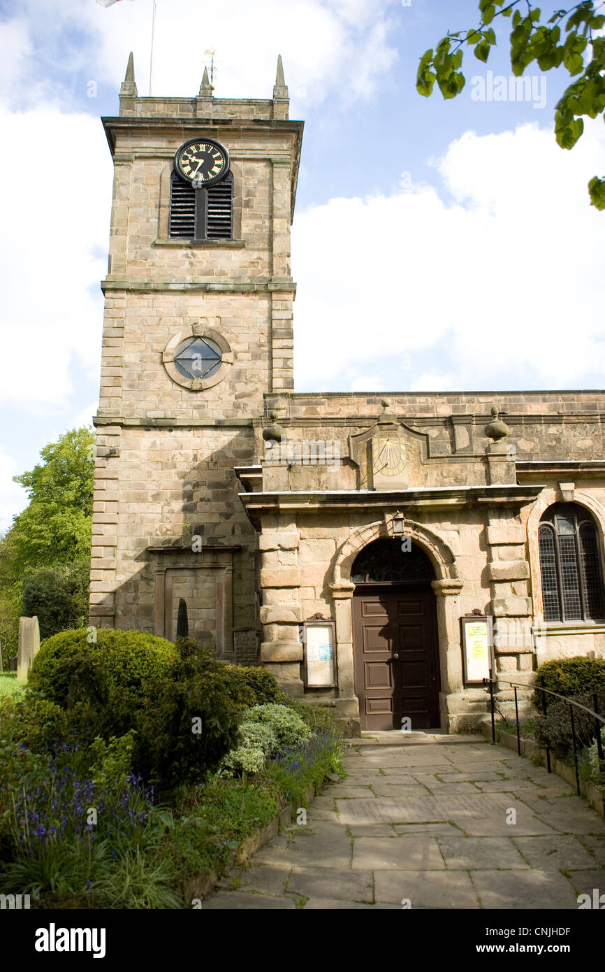Church in Chapel en le Frith Derbyshire Stock Photo