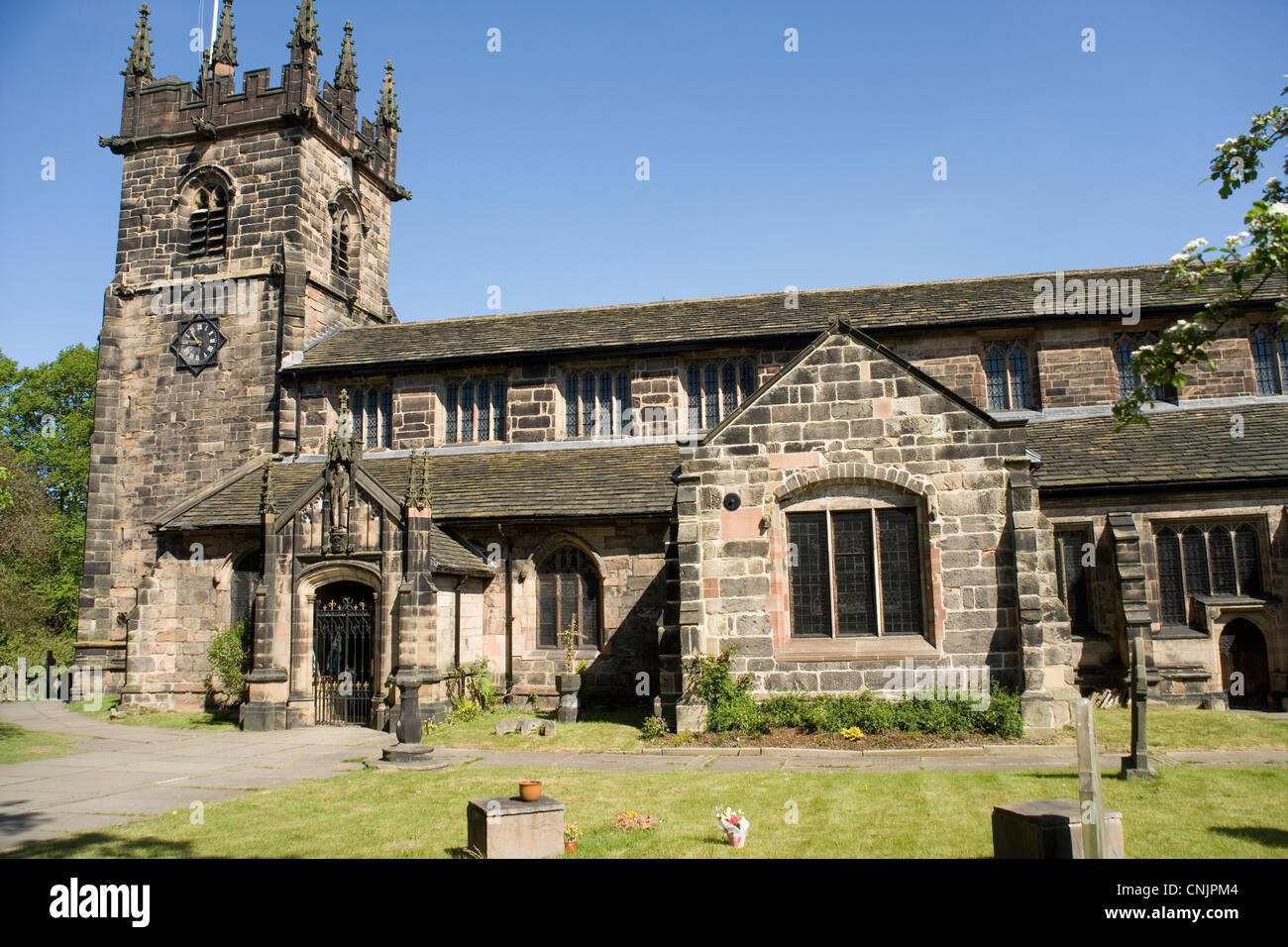 Wilmslow church in Cheshire Stock Photo