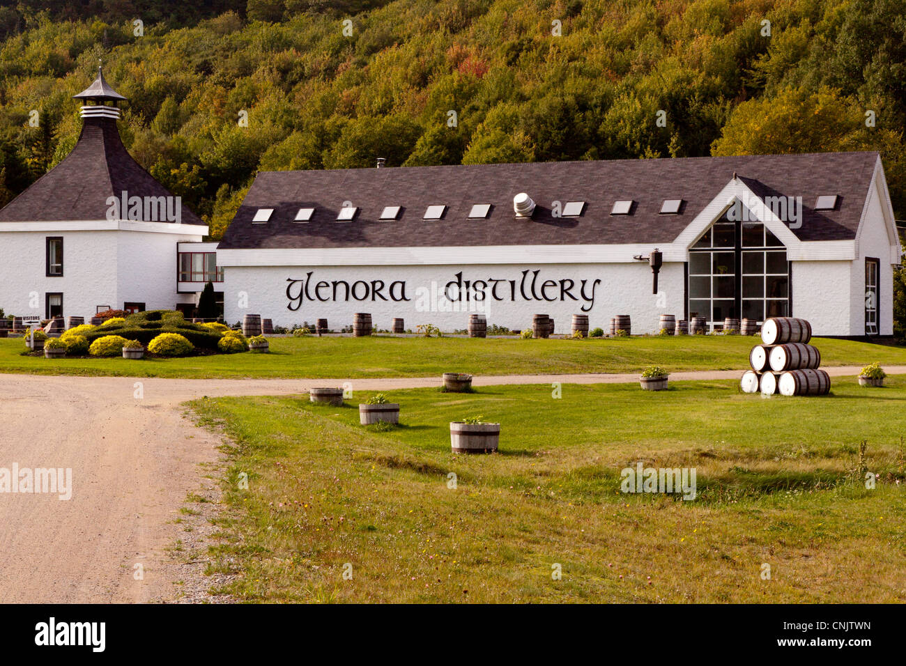 Glenora Inn Distillery Nova Scotia Canada Exterior Glenora Inn & Distillery in Cape Breton Stock Photo - Alamy