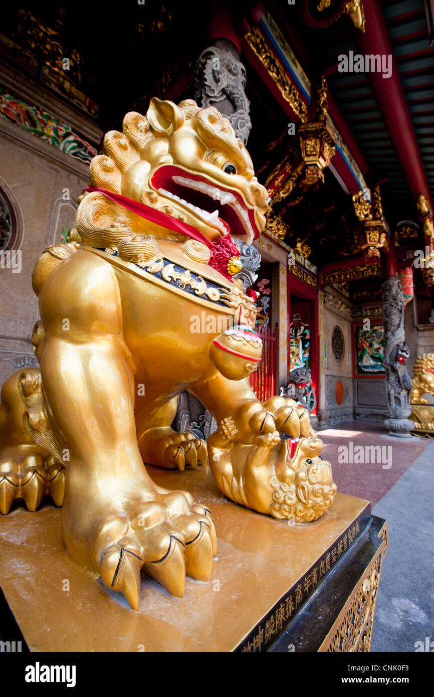 Chinese Guardian Lion Stock Photo