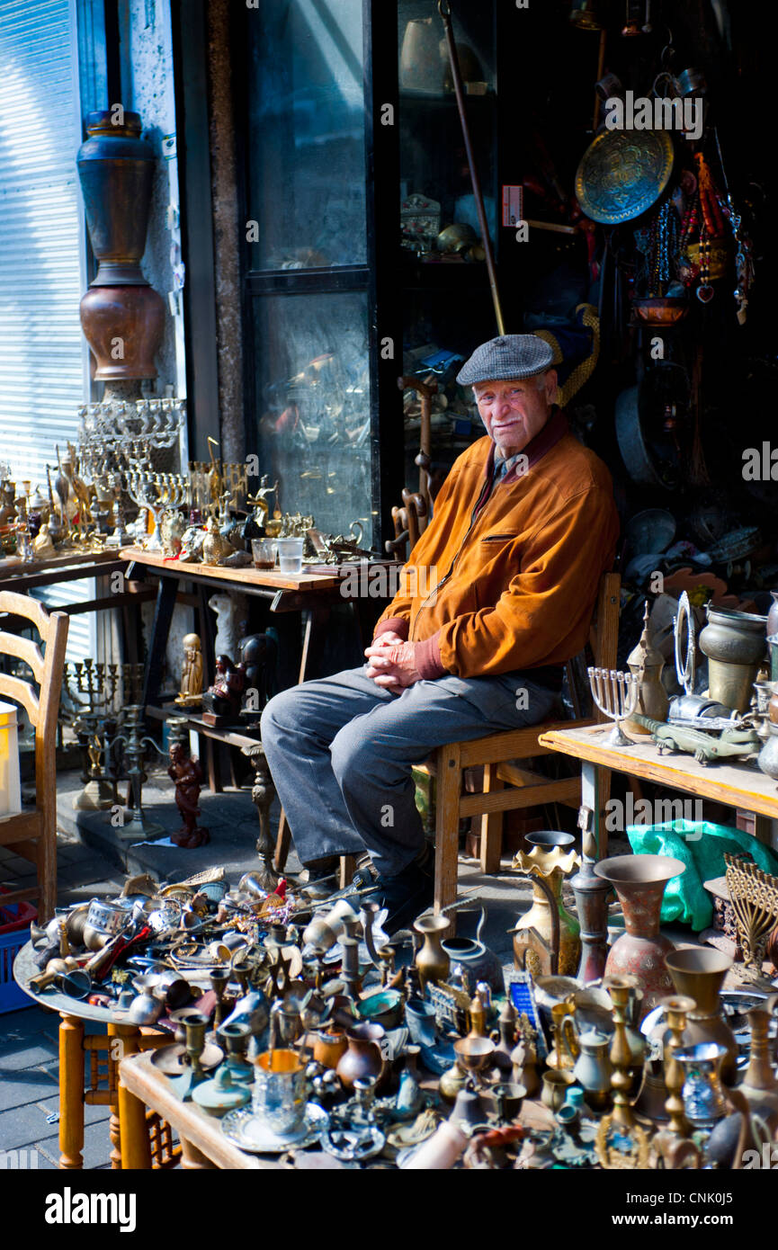 Middle East Israel Jaffa yaffo Flea Market Shops Old Port City Man middle-east-israel-jaffa-yaffo-flea-market-shops-old-port-city-man