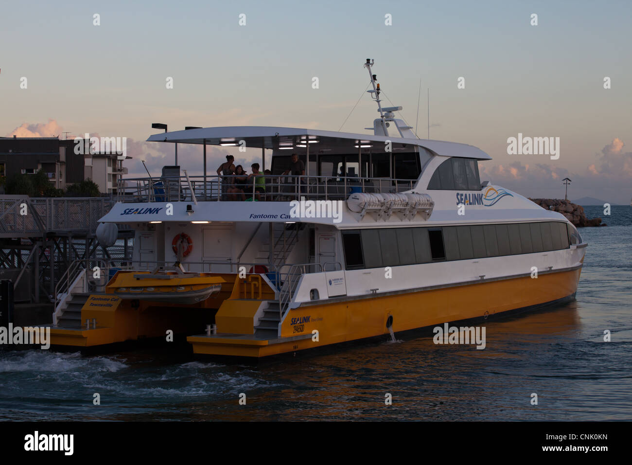 Sealink Ferry - Fantome Cat Stock Photo