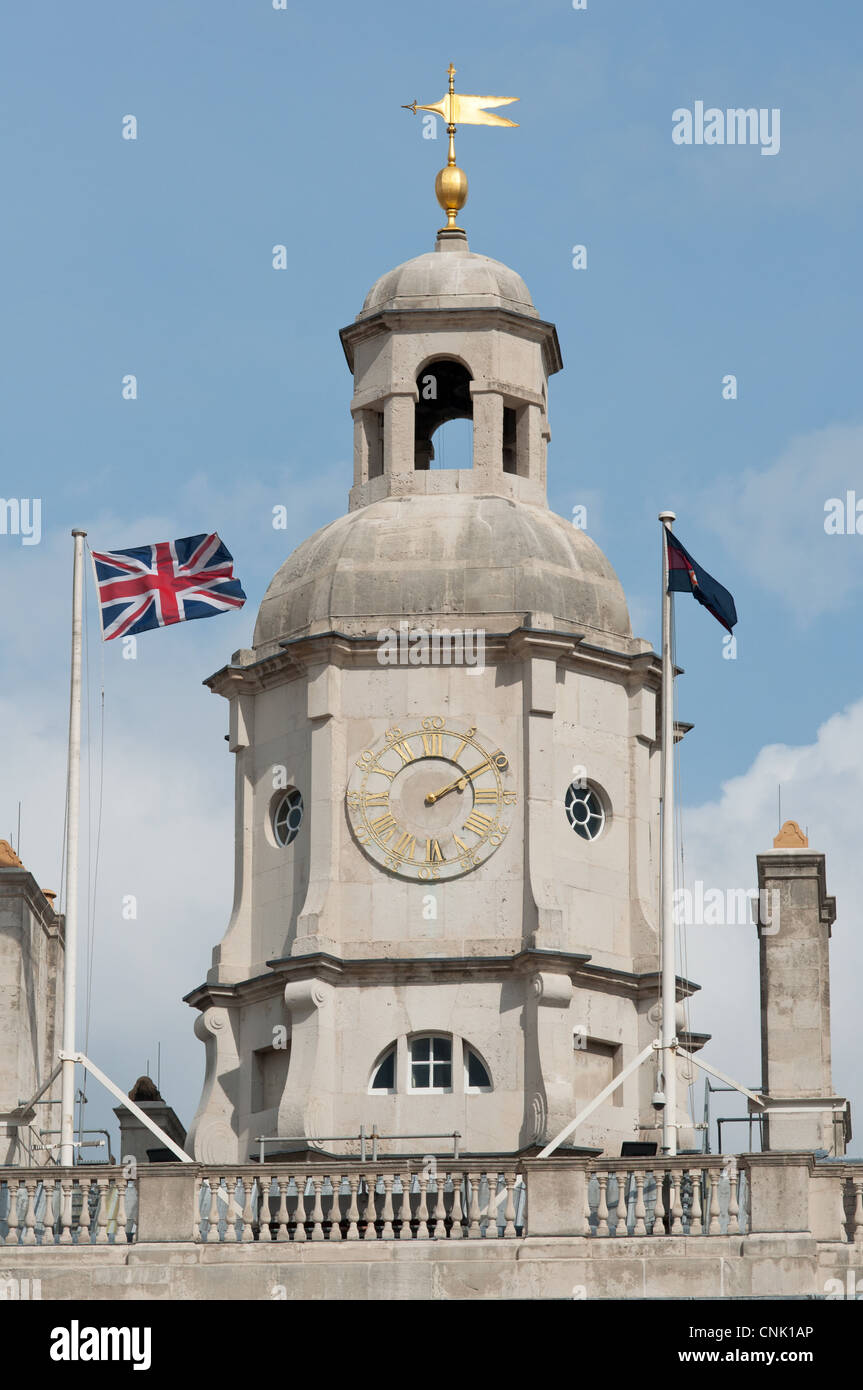 Horseguards parade clock tower. London. England Stock Photo Alamy