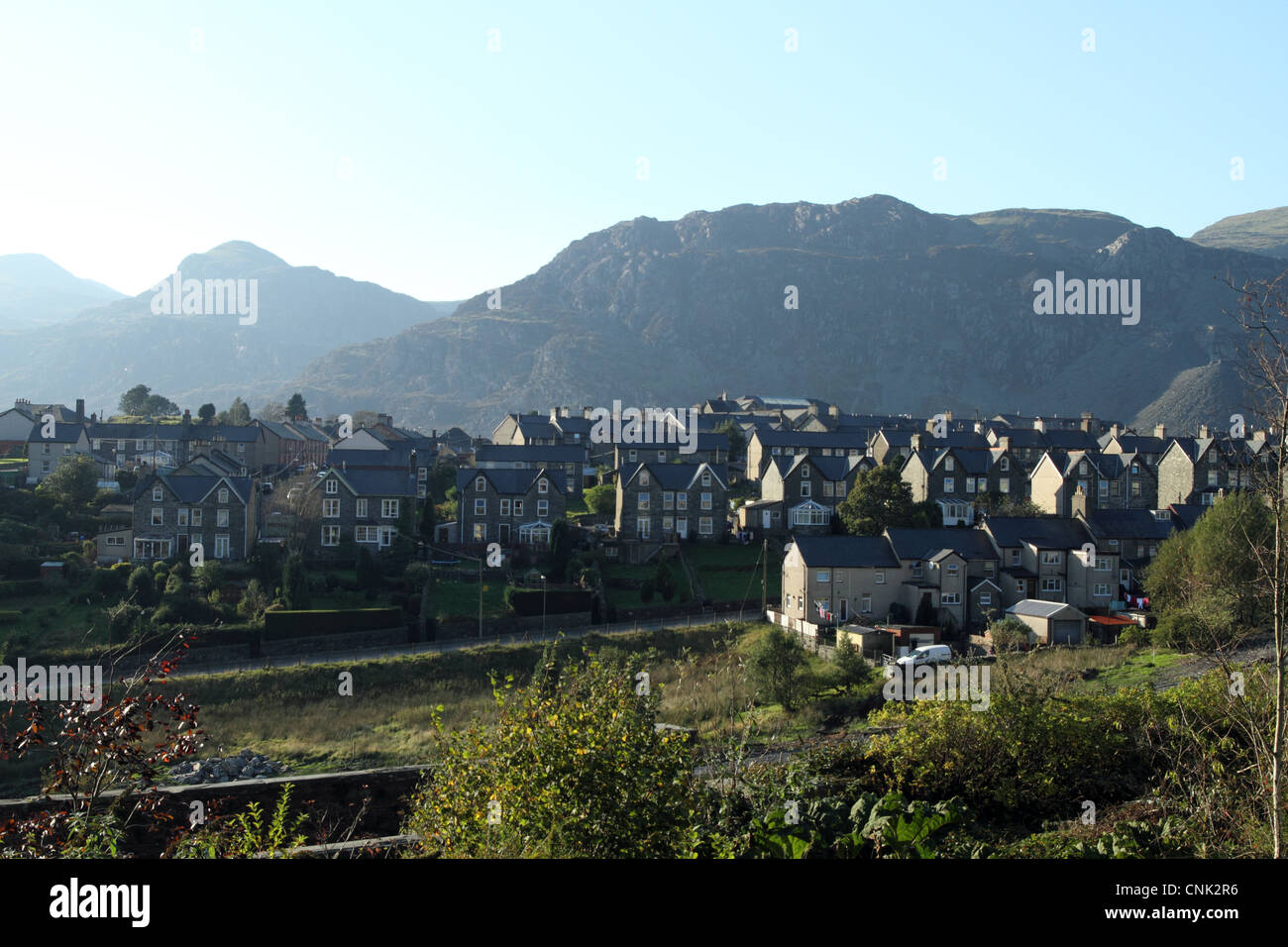 Blaenau Ffestiniog, Gwynedd, Wales. The 'town that roofed the world