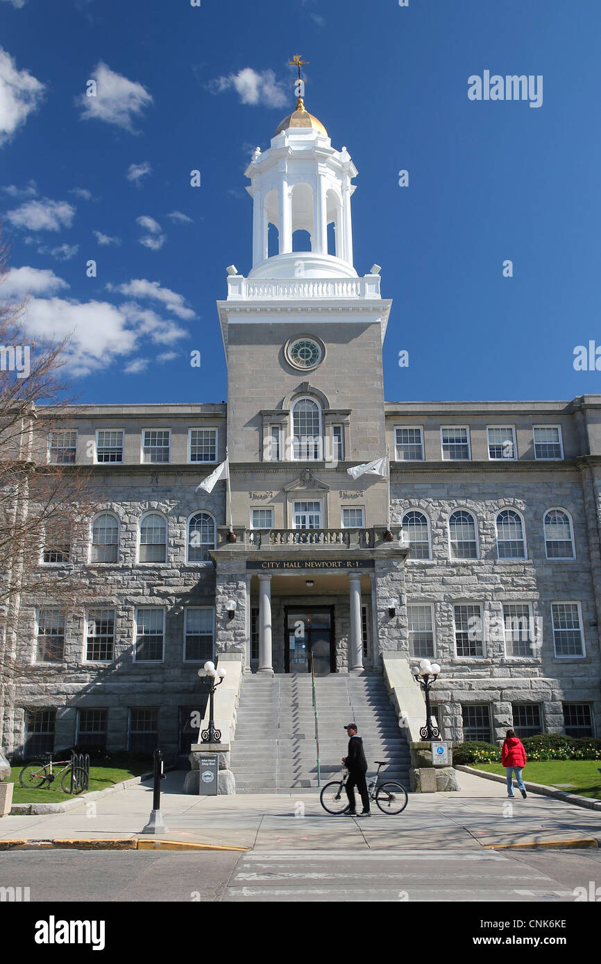 City Hall, Newport, Rhode Island Stock Photo Alamy