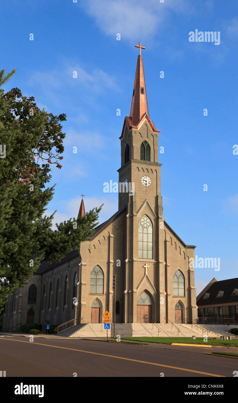 USA, Oregon, Mt. Angel, St. Mary's Stock Photo Alamy