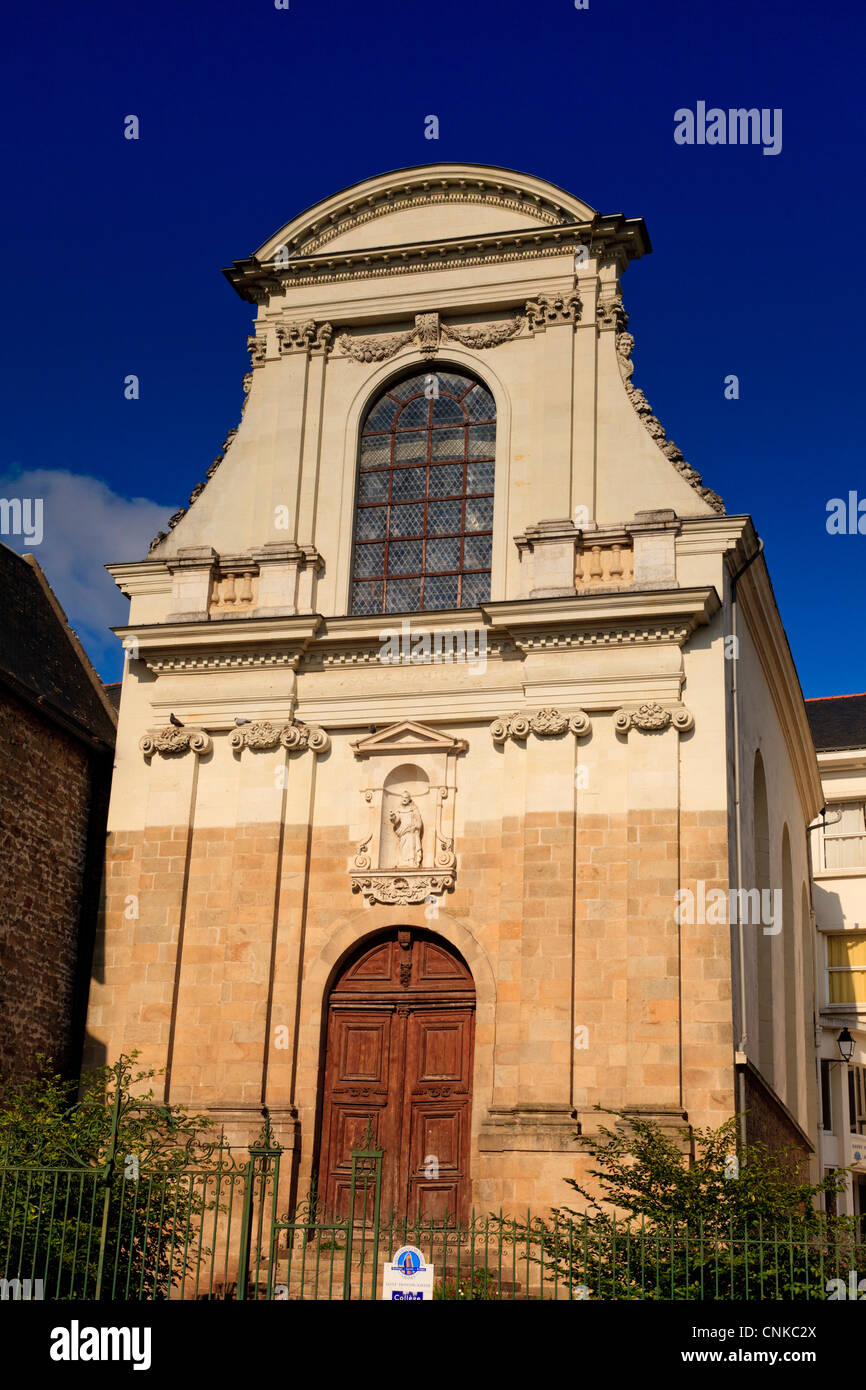 The 17th century Chapelle des Ursulines, Vannes, Brittany, France. Stock Photo