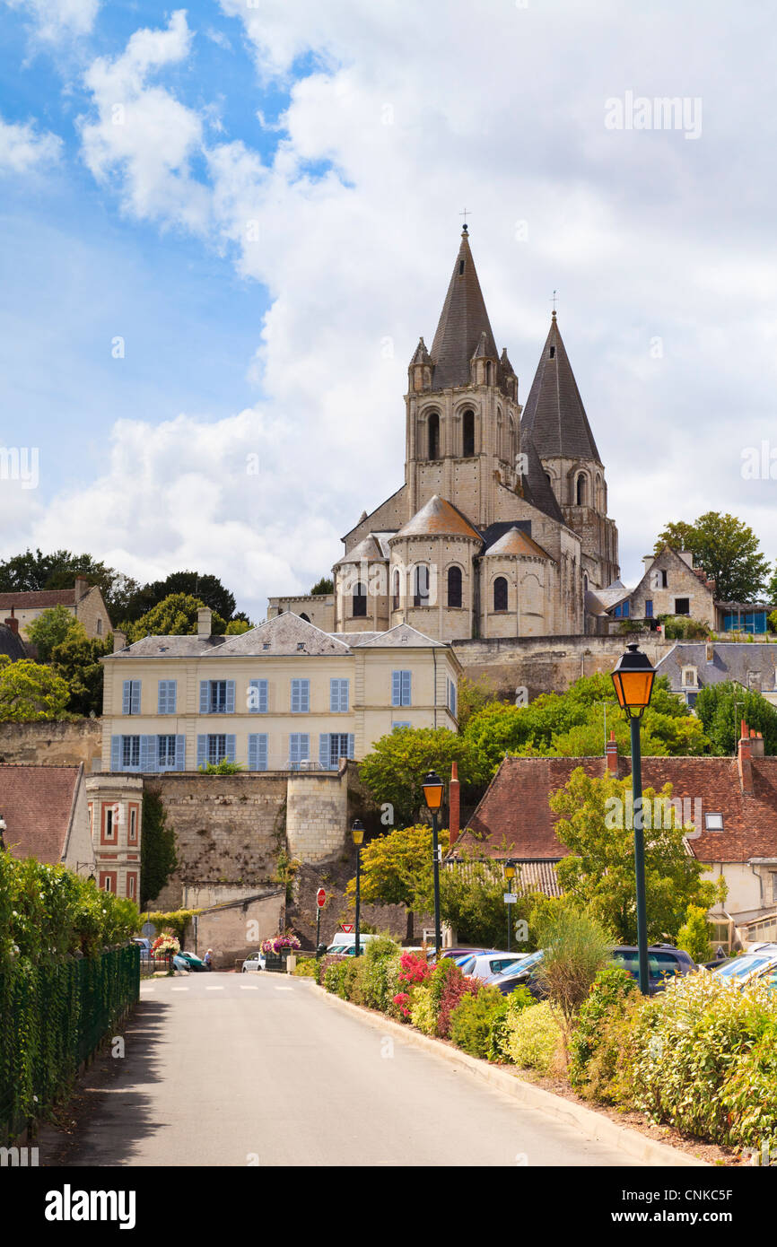 Church of St Ours, Loches, Pays de la Loire, France Stock Photo