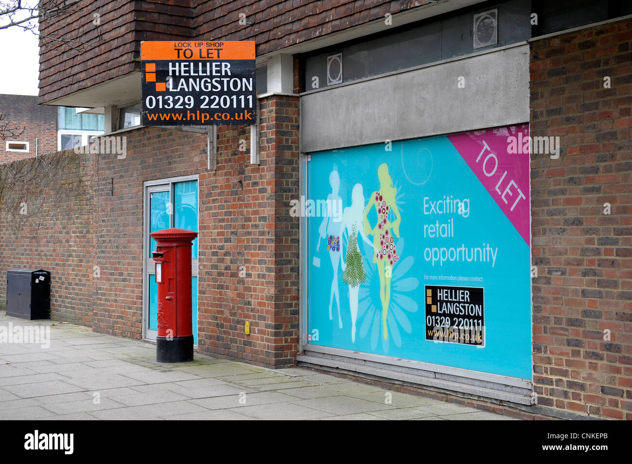 Vacant shops and stores for sale Petersfield Hampshire Stock Photo Alamy