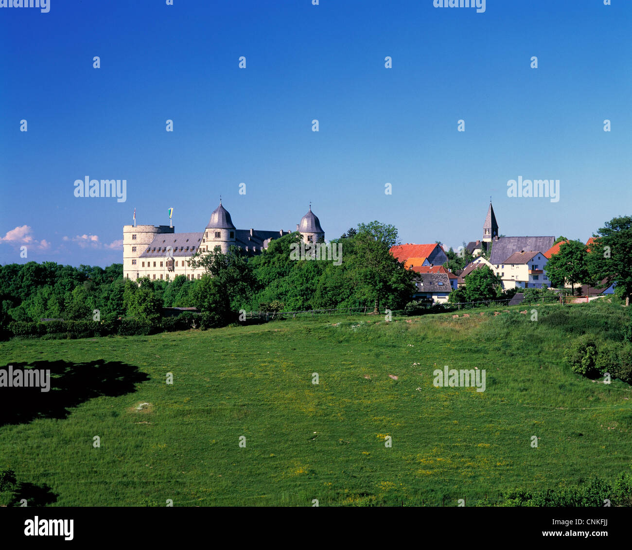 Aerial view wewelsburg hill castle hi-res stock photography and images ...